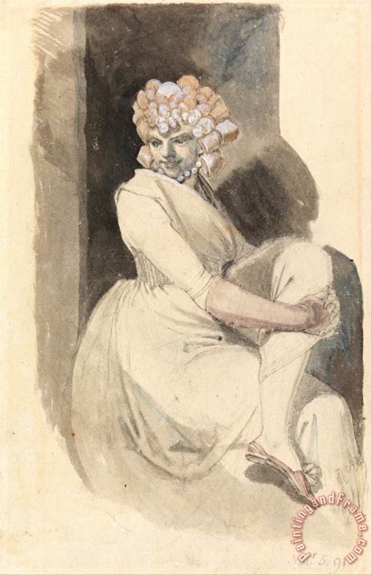 Henry Fuseli Study of a Seated Woman Art Print