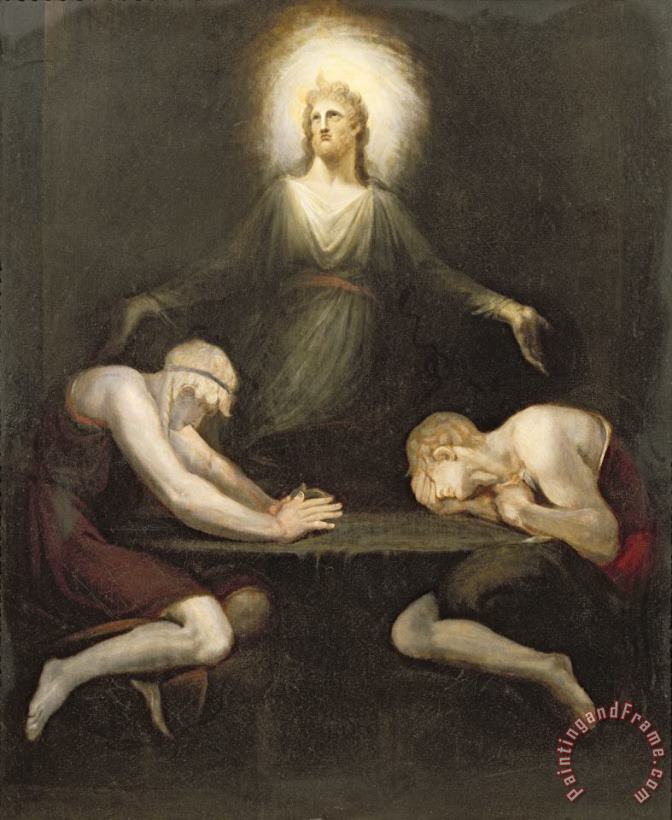 Henry Fuseli The Appearance of Christ at Emmaus Art Painting