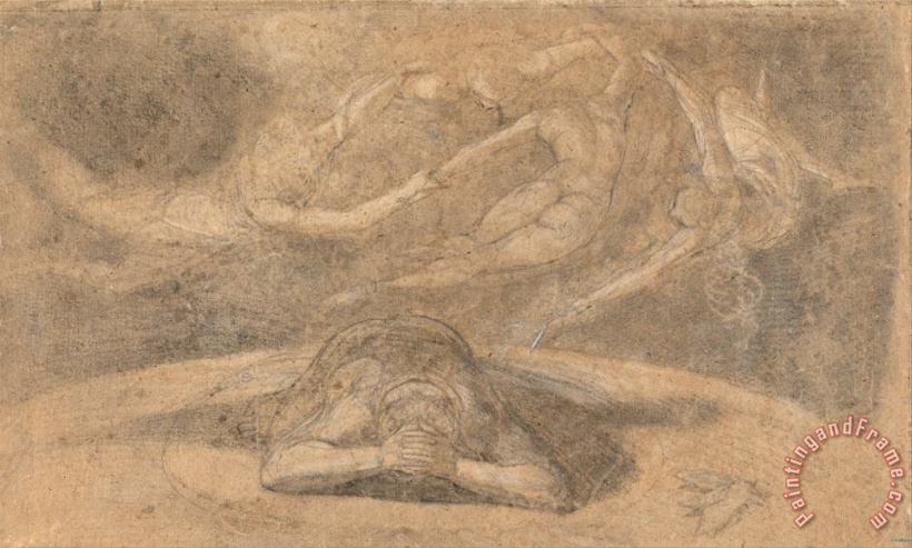 The Peasant's Dream, Paradise Lost, Book 1, 781 8 painting - Henry Fuseli The Peasant's Dream, Paradise Lost, Book 1, 781 8 Art Print