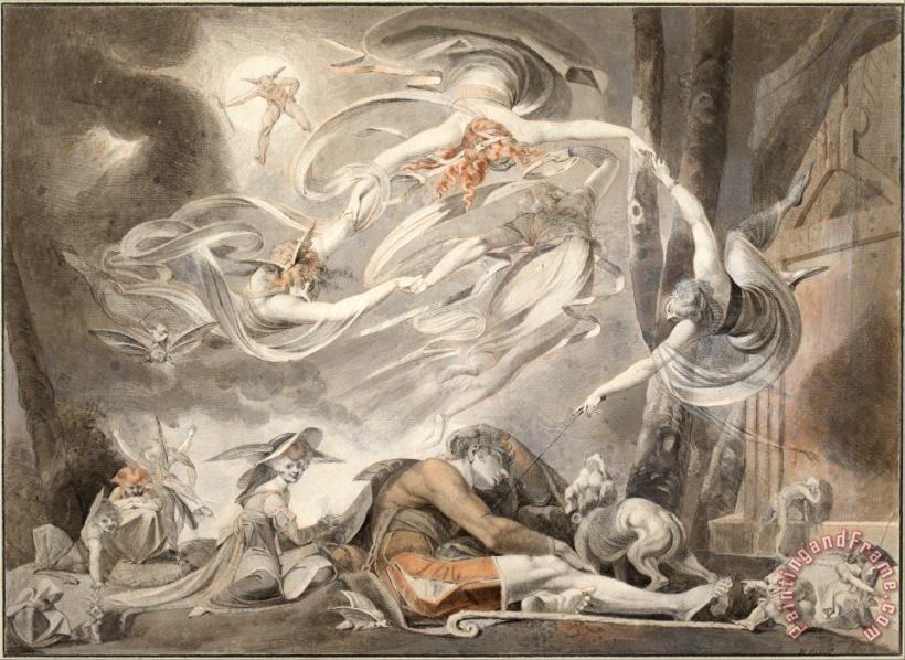 Henry Fuseli The Shepherd's Dream, 1786 Art Print