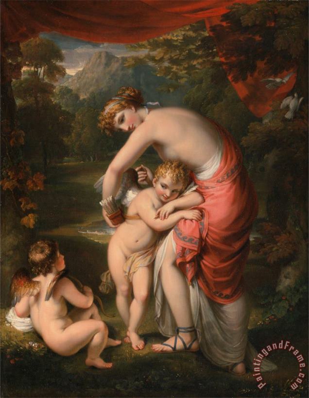 Venus And Cupid painting - Henry Howard Venus And Cupid Art Print