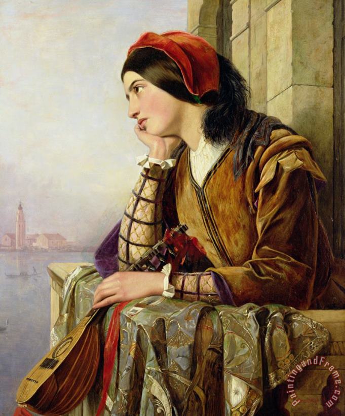 Henry Nelson O Neil Woman in Love Art Painting