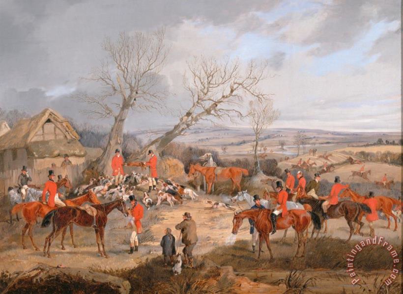 Henry Thomas Alken Hunting Scene The Kill Art Painting