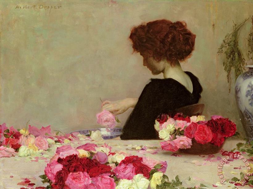 Pot Pourri painting - Herbert James Draper Pot Pourri Art Print