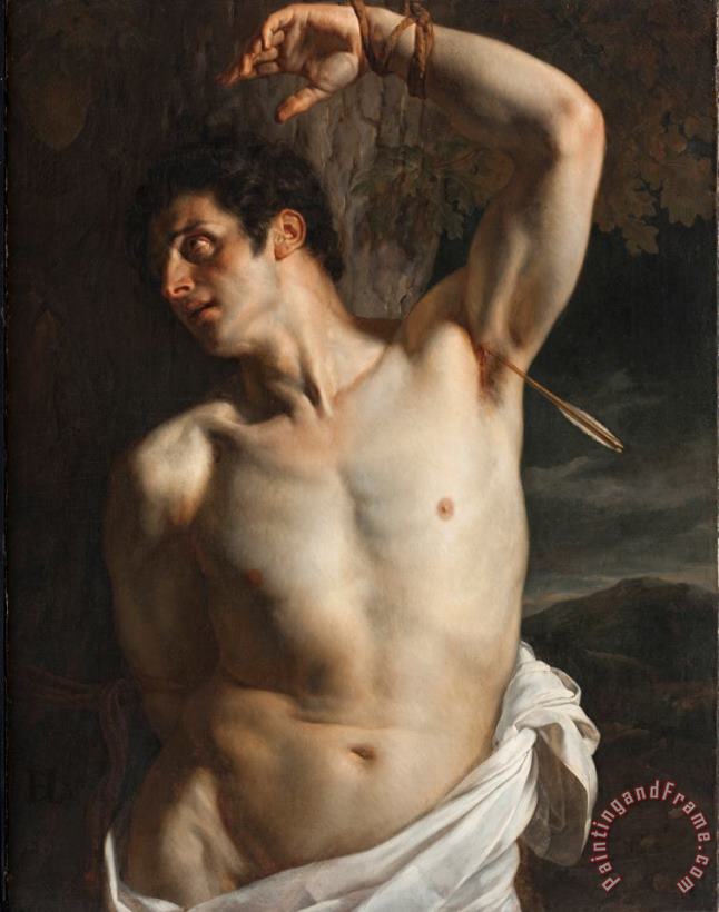 Hippolyte Paul Delaroche St. Sebastian Art Painting