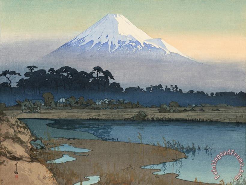 Hiroshi Yoshida Fuji Mountain, First Rays of The Sun (asahi), From The Series Ten Views of Fuji (fuji Jikkei) Art Print