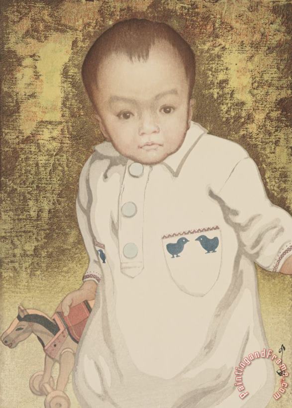 Hiroshi Yoshida Portrait of a Boy (kodomo) Art Painting