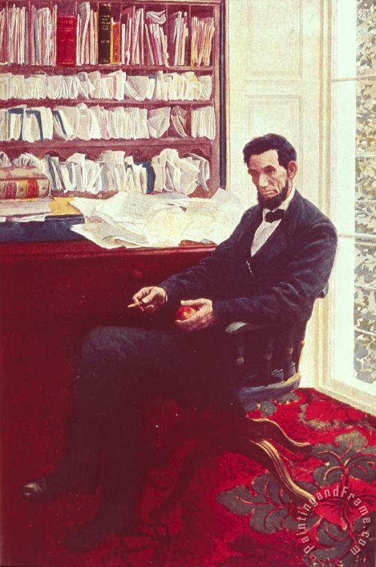 Portrait of Abraham Lincoln painting - Howard Pyle Portrait of Abraham Lincoln Art Print