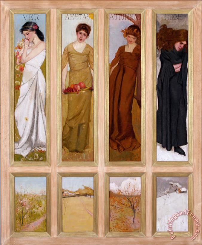 Hugh Ramsay The Four Seasons Art Painting