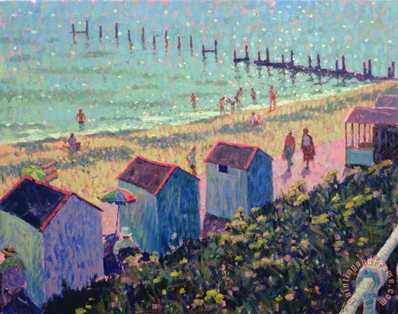Hugo Grenville The Beach From North Parade Southwold Art Painting