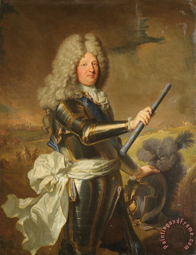Hyacinthe Rigaud Louis De France, Dauphin (1661 1711), Dit Le Grand Dauphin Art Painting