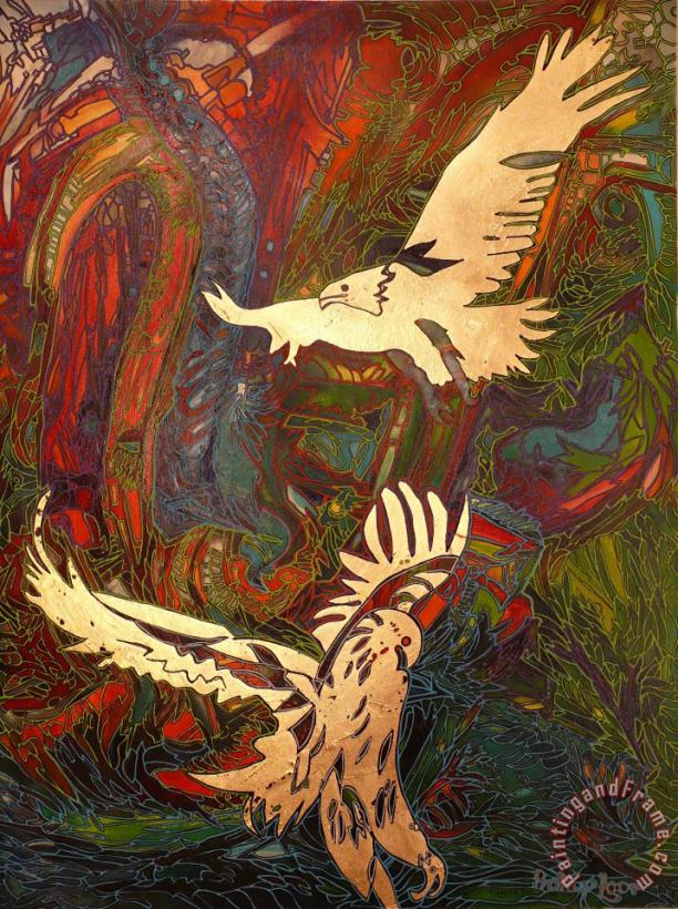 Igor Eugen Prokop Aquila non captat muscas.Eagles don't catch flies Art Painting