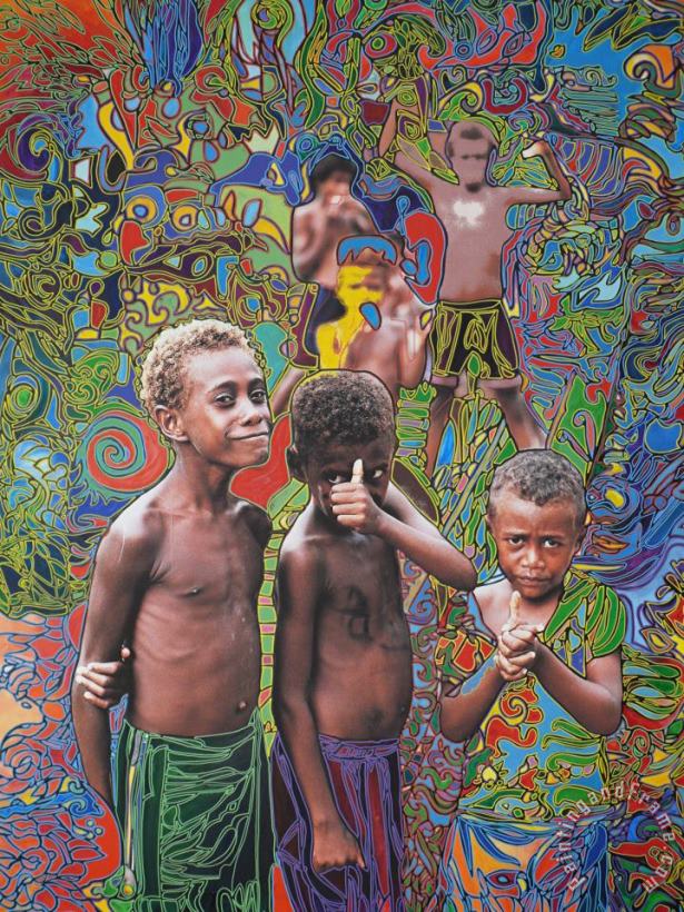 Igor Eugen Prokop OK.Kids in Vanuatu Art Painting
