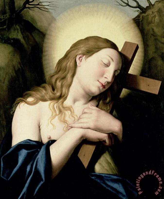 Il Sassoferrato Penitent Magdalene Art Painting