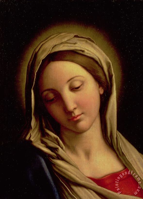 The Madonna painting - Il Sassoferrato The Madonna Art Print