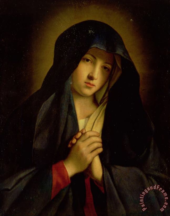 Il Sassoferrato The Madonna in Sorrow Art Painting