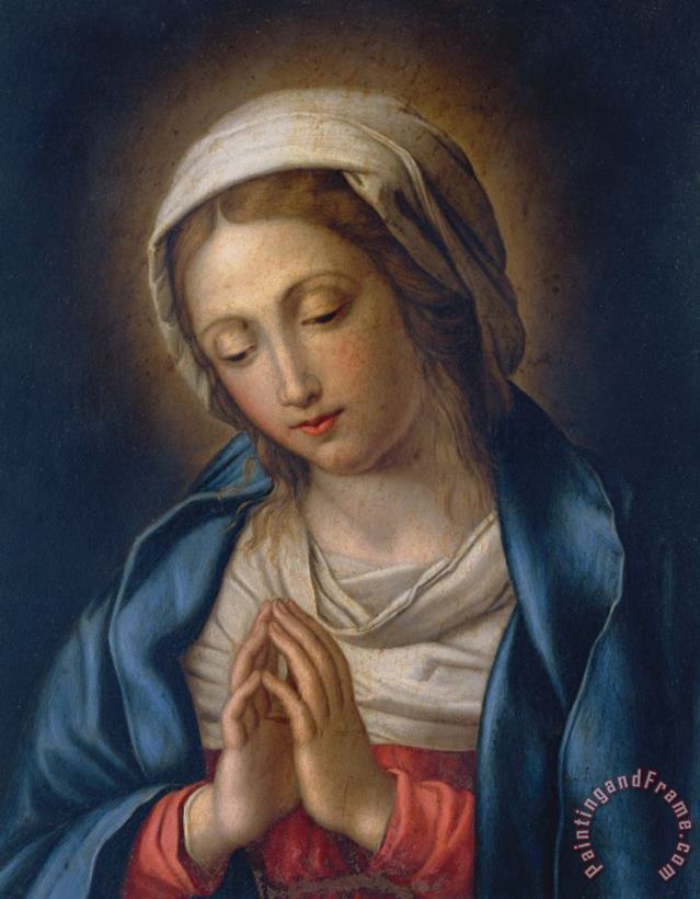 Il Sassoferrato The Virgin at Prayer Art Print