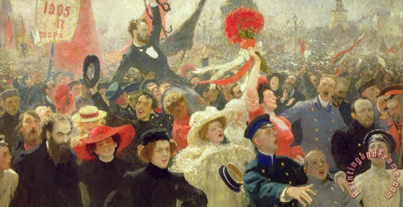 Ilya Efimovich Repin October 17th 1905 Art Painting