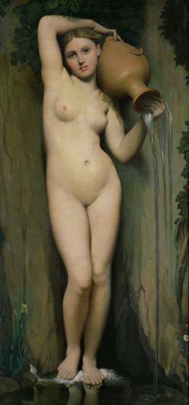 Ingres The Source Art Painting