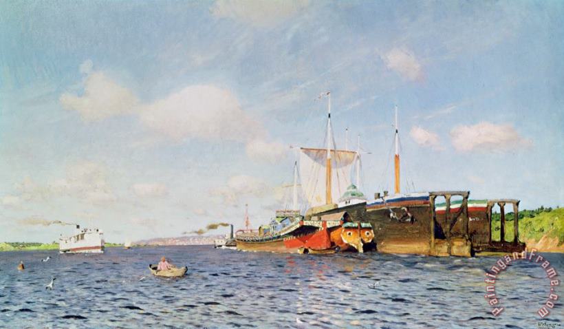 Isaak Ilyich Levitan Fresh Wind On The Volga Art Painting