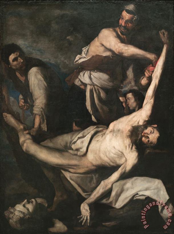 Martyrdom of Saint Bartholomew painting - Italian Martyrdom of Saint Bartholomew Art Print