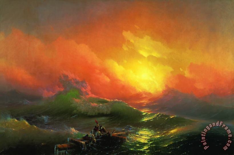 Ninth Wave painting - Ivan Aivazovsky Ninth Wave Art Print