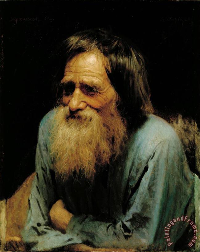 Ivan Kramskoi Mina Moiseyev Art Painting