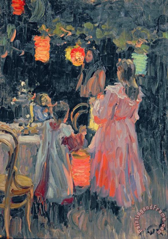 Ivan Semyonovich Kulikov Chinese Lanterns Art Painting