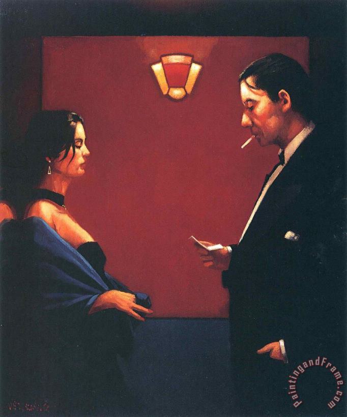 A Letter of Consequence Ii painting - Jack Vettriano A Letter of Consequence Ii Art Print