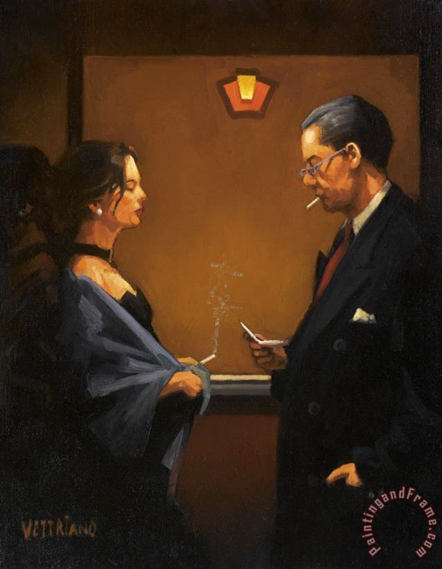 Jack Vettriano A Letter of Consequence II Art Painting