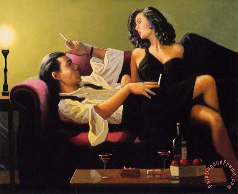 After Midnight painting - Jack Vettriano After Midnight Art Print