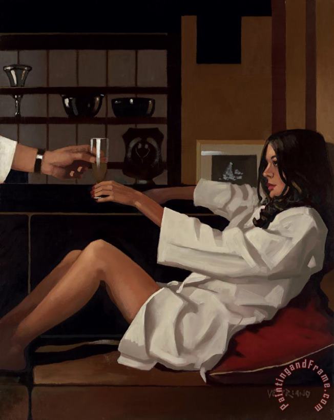 Jack Vettriano Man of Mystery, 2010 Art Painting