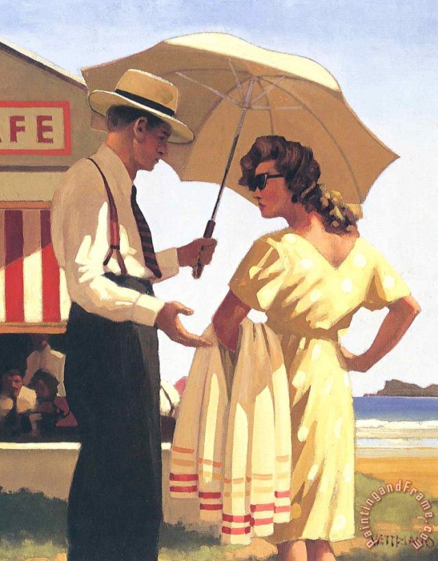 The Direct Approach painting - Jack Vettriano The Direct Approach Art Print