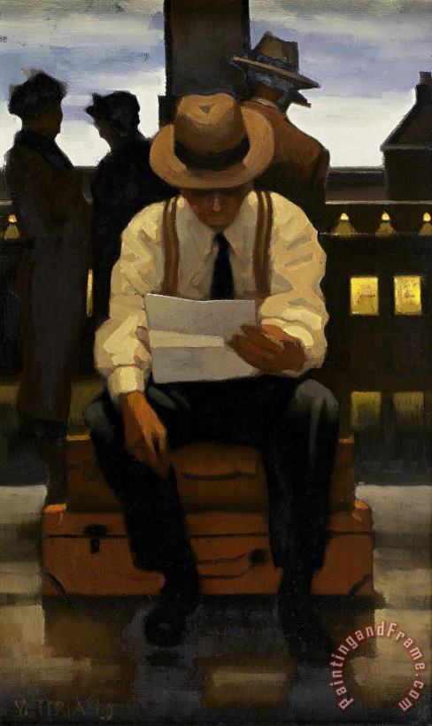 Jack Vettriano The Letter II Art Painting