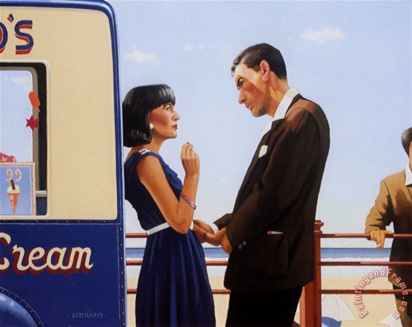 Jack Vettriano The Lying Game Art Painting