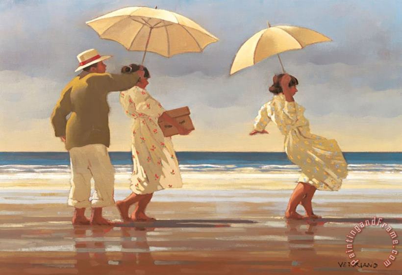 Jack Vettriano The Picnic Party Ii Art Painting