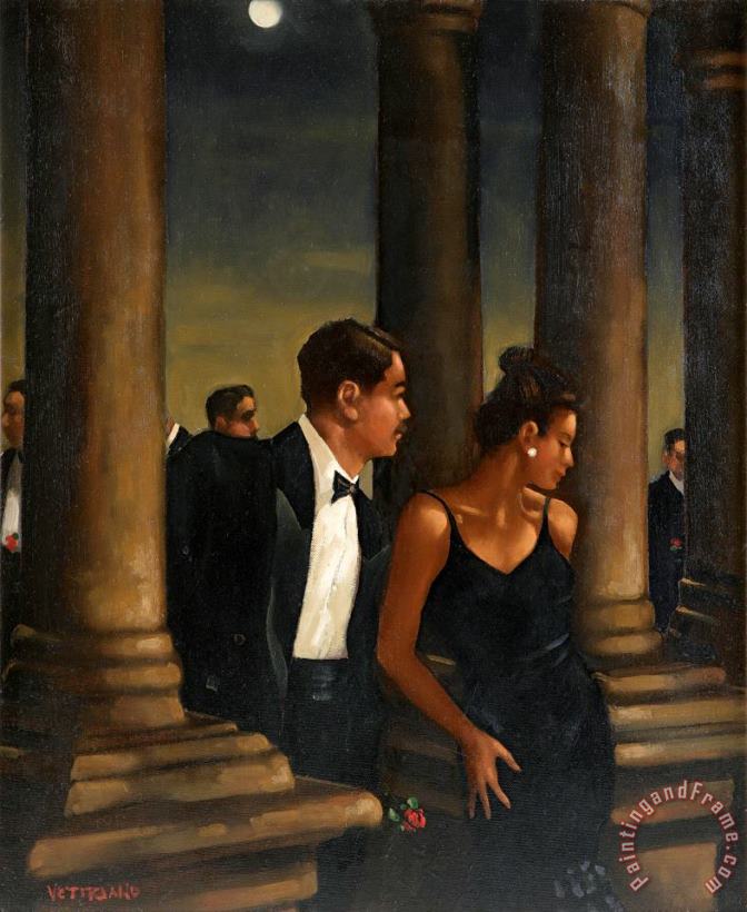 The Valentines Dance painting - Jack Vettriano The Valentines Dance Art Print