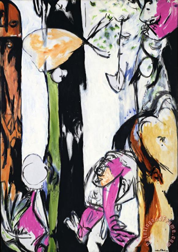 Jackson Pollock Easter And The Totem 1953 Art Print