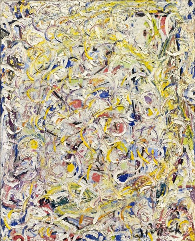 Shimmering Substance C 1946 painting - Jackson Pollock Shimmering Substance C 1946 Art Print