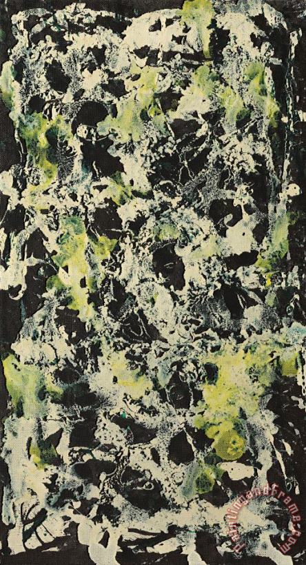 Jackson Pollock Vertical Composition I Art Print