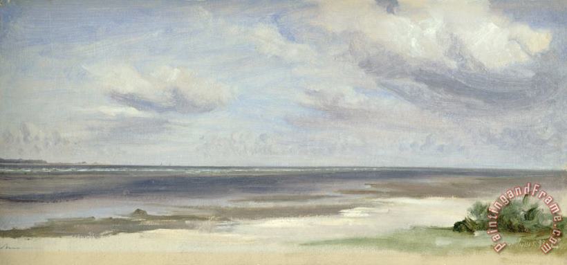 A Beach on the Baltic Sea at Laboe painting - Jacob Gensler A Beach on the Baltic Sea at Laboe Art Print
