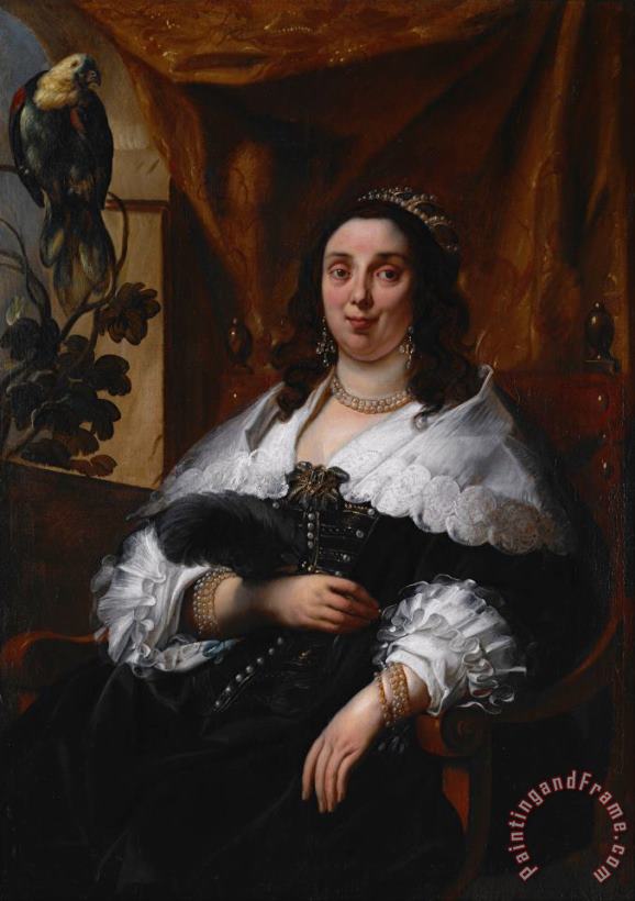 Jacob Jordaens Portrait of a Lady Art Painting