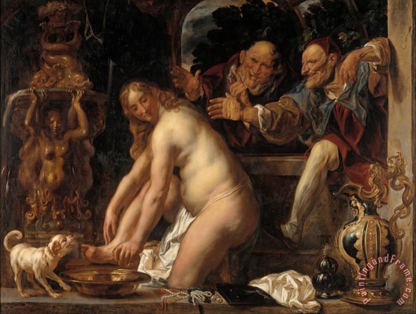 Jacob Jordaens Susanna And The Elders Art Painting