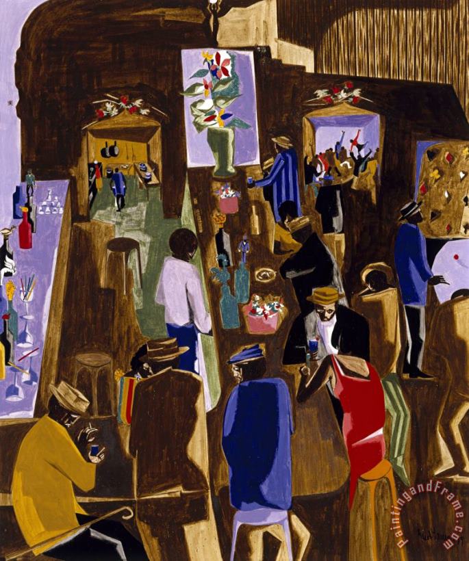 The Brown Angel painting - Jacob Lawrence The Brown Angel Art Print