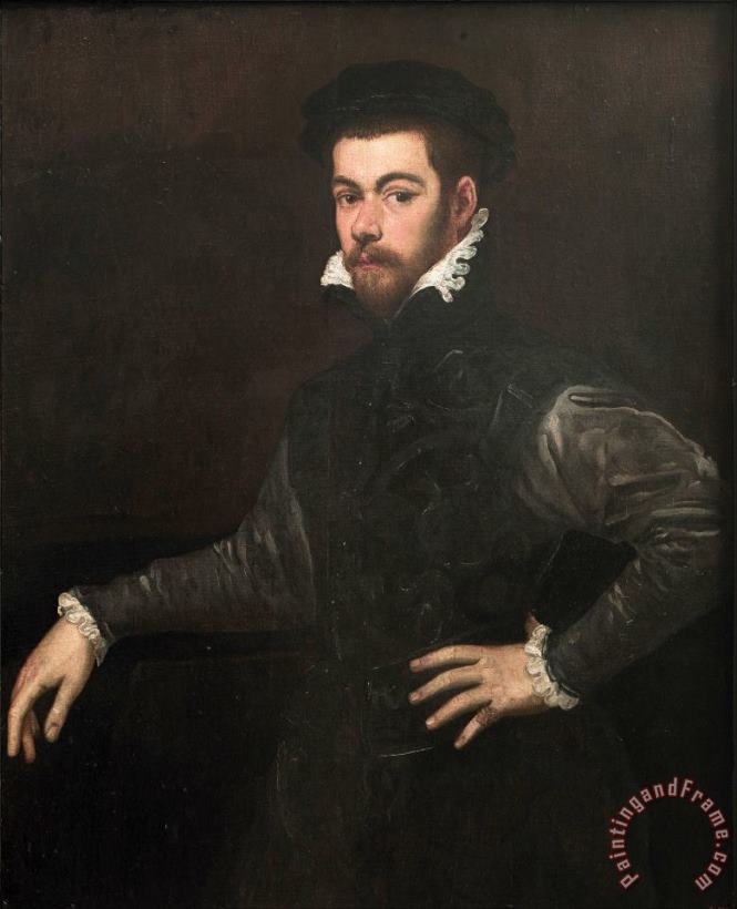 Jacopo Robusti Tintoretto Portrait of a Gentleman Art Print