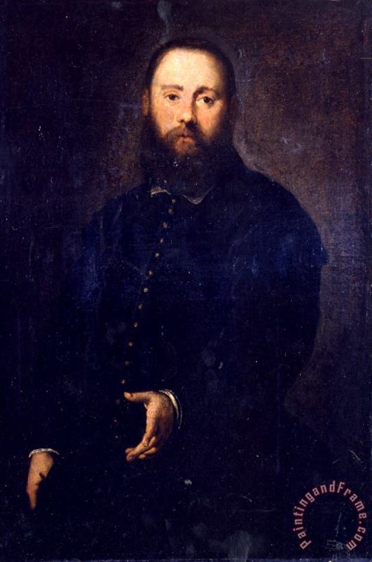 Jacopo Robusti Tintoretto Portrait of a Gentleman Art Painting