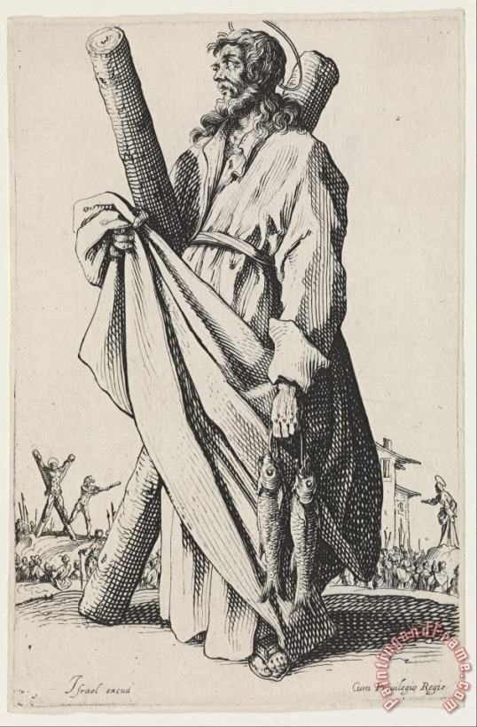Jacques Callot St. Andrew Art Print