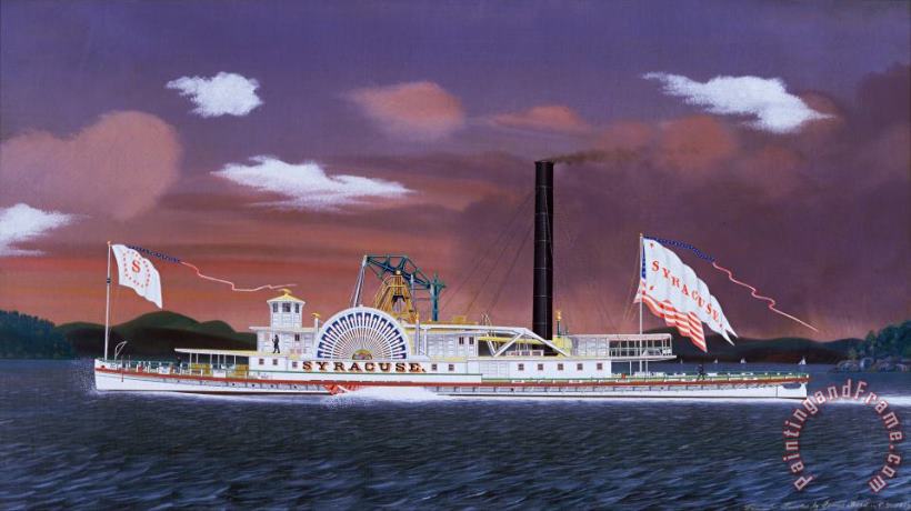 The Steamship Syracuse painting - James Bard The Steamship Syracuse Art Print