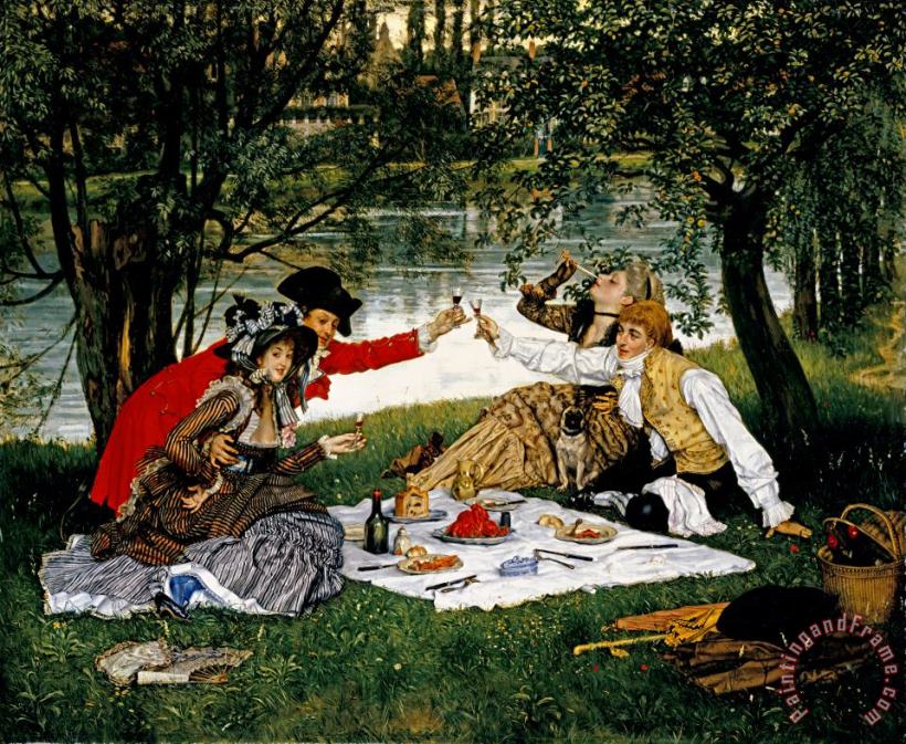 James Jacques Joseph Tissot Partie Carree Art Painting
