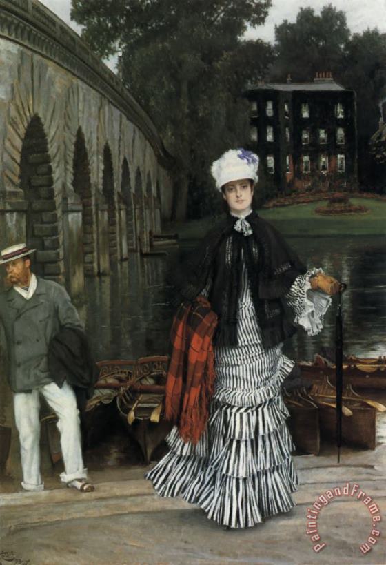 The Return From The Boating Trip painting - James Jacques Joseph Tissot The Return From The Boating Trip Art Print